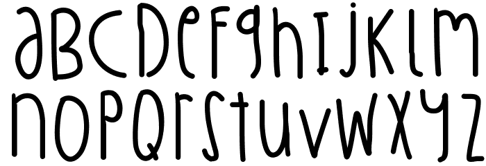 Pastaccio Font LOWERCASE