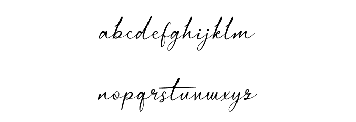Pastamore Font LOWERCASE