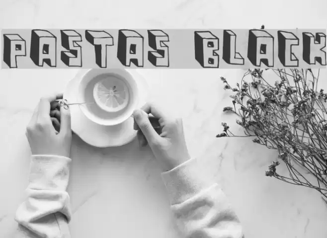 Pastas Black Caratteri examples