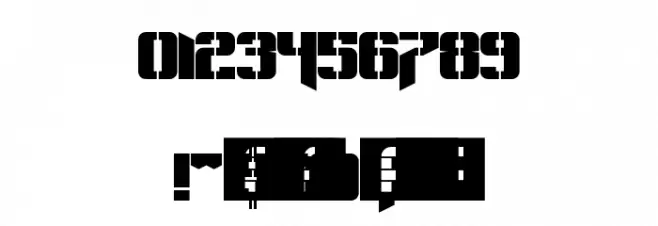 Pastcorps Regular Font OTHER CHARS