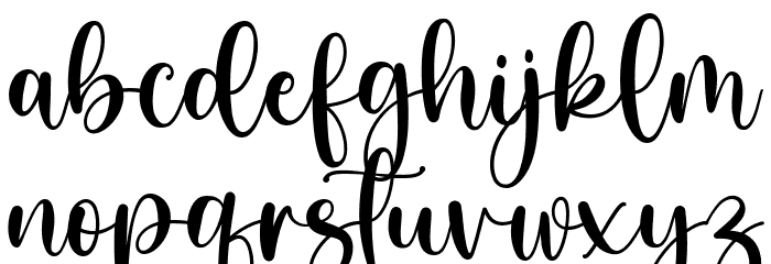 Pastel Candy Font LOWERCASE
