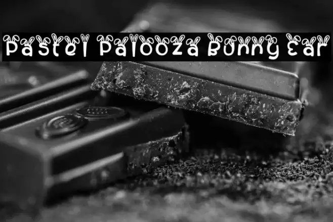 Pastel Palooza Bunny Ear Font examples