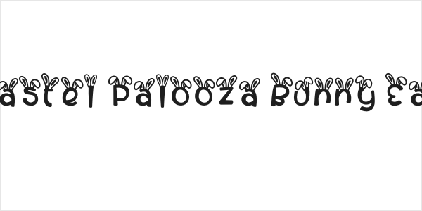 Pastel Palooza Bunny Ear Logo
