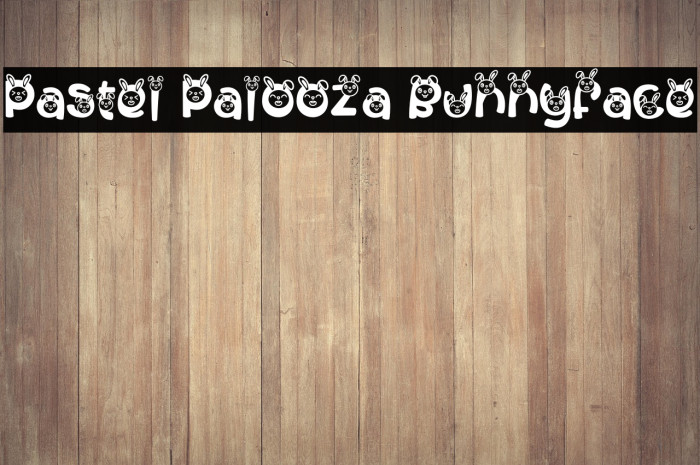 Pastel Palooza BunnyFace Example 1