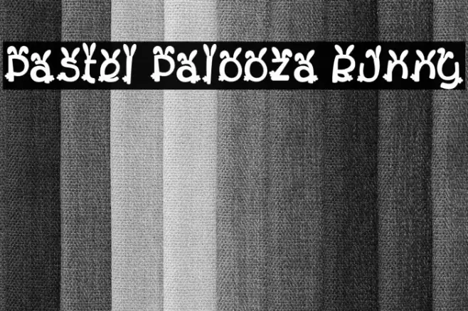 Pastel Palooza Bunny خط examples