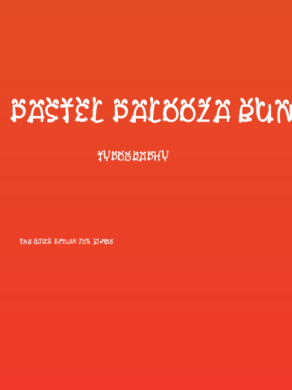 Pastel Palooza Bunny Poster