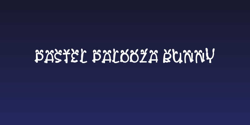 Pastel Palooza Bunny Social Header