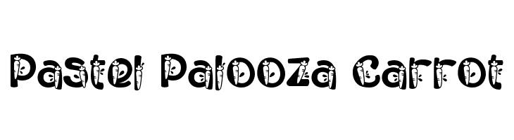 Pastel Palooza Carrot  font caratteri gratis