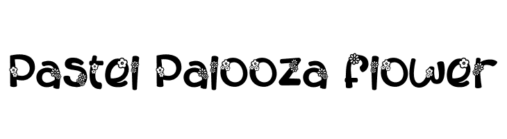 Pastel Palooza Flower  Descarca Fonturi Gratis