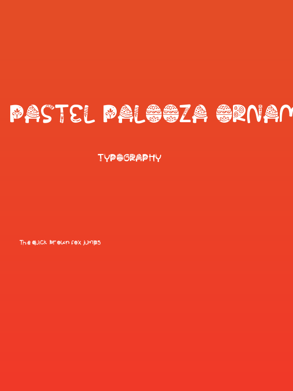 Pastel Palooza Ornament Poster