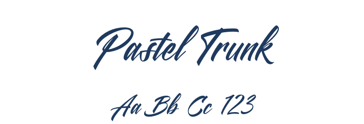 Pastel Trunk Font Preview