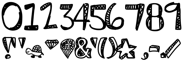 Pastel Font OTHER CHARS