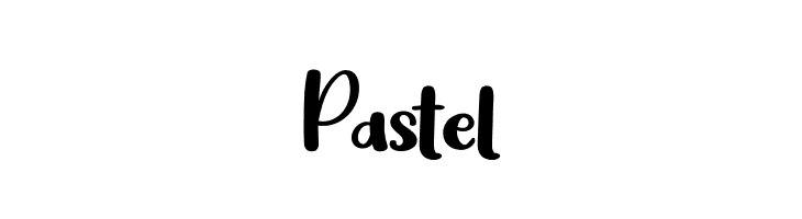 Pastel  Скачать бесплатные шрифты