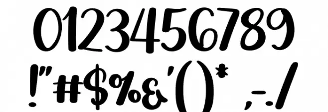 Pastel Font OTHER CHARS