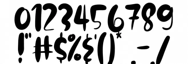 PastelRegular Font OTHER CHARS