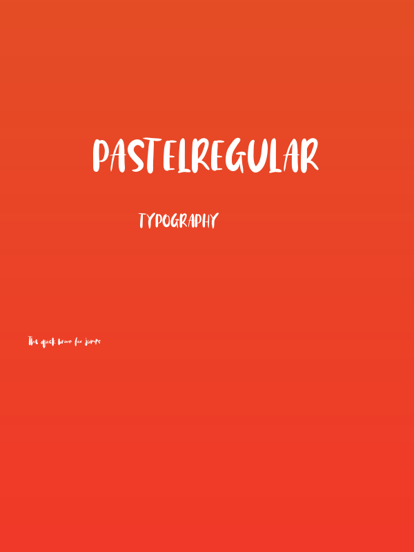 PastelRegular Poster