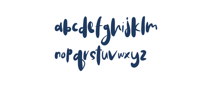 PastelRegular Lowercase