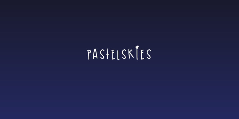 PastelSkies Social Header