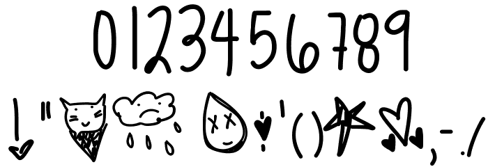 PastelSwooshin Font OTHER CHARS