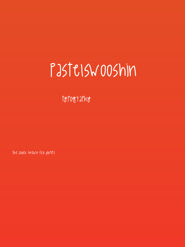 PastelSwooshin Poster