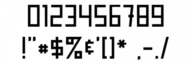 Pastelaria Font OTHER CHARS