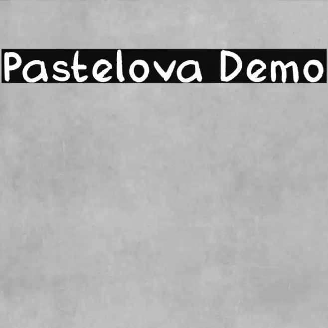 Pastelova Demo Fonte examples
