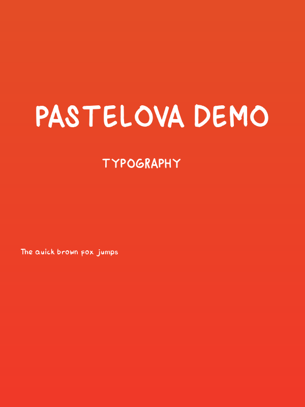 Pastelova Demo Poster