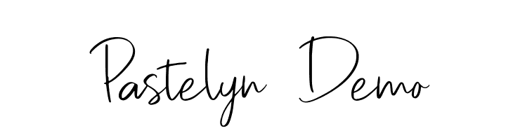 Pastelyn Demo  नि: शुल्क फ़ॉन्ट्स डाउनलोड