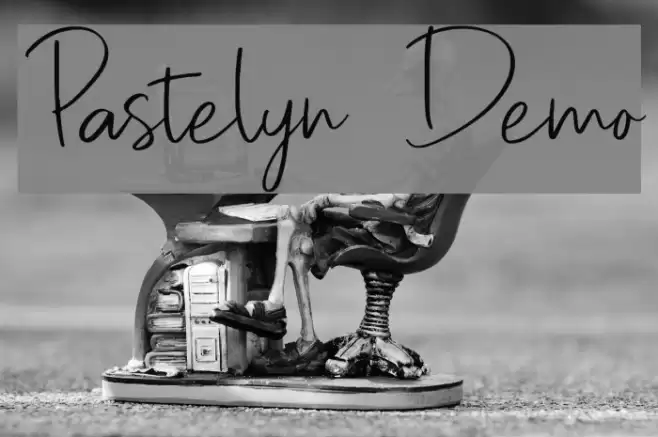 Pastelyn Demo Font examples