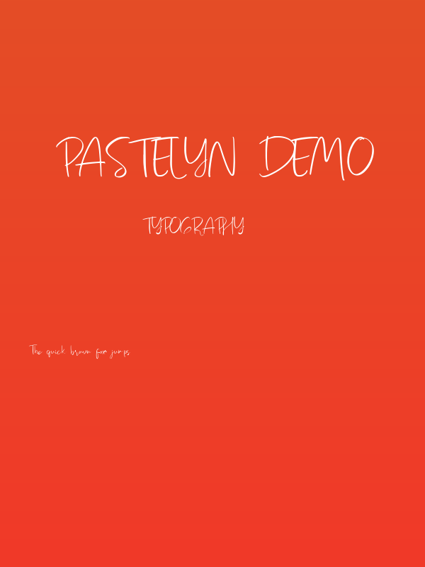 Pastelyn Demo Poster