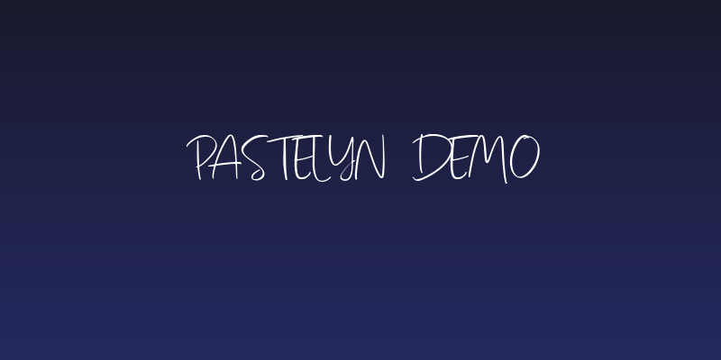 Pastelyn Demo Social Header
