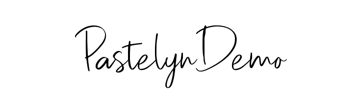 PastelynDemo  font caratteri gratis