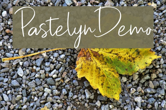 PastelynDemo Font examples