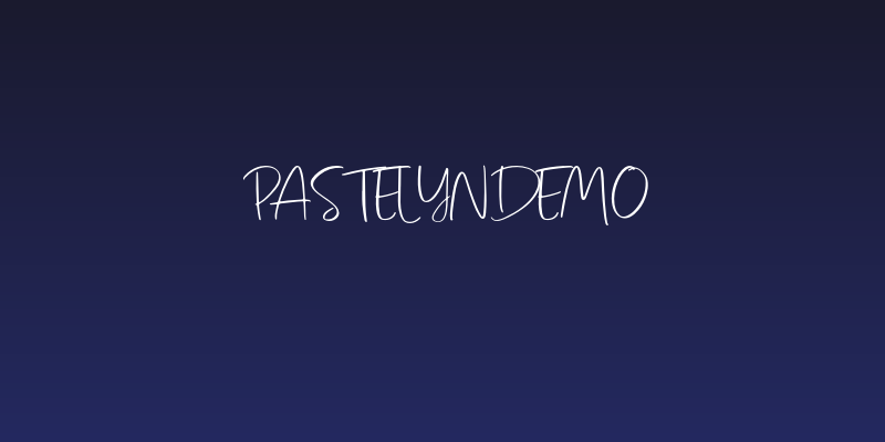 PastelynDemo Social Header