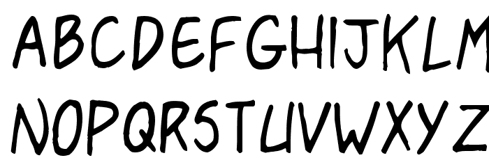 Pasteris Font LOWERCASE