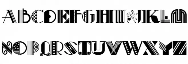 Pastiche Schriftart Groß