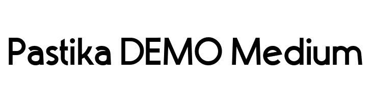 Pastika DEMO Medium  Frei Schriftart Herunterladen