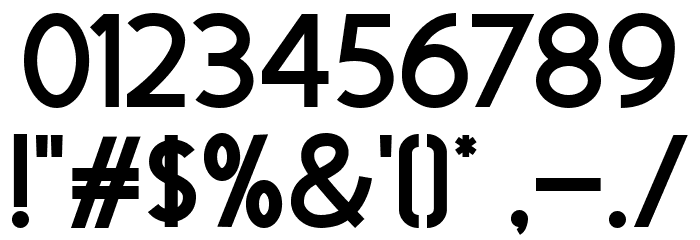 Pastika DEMO Medium Font OTHER CHARS