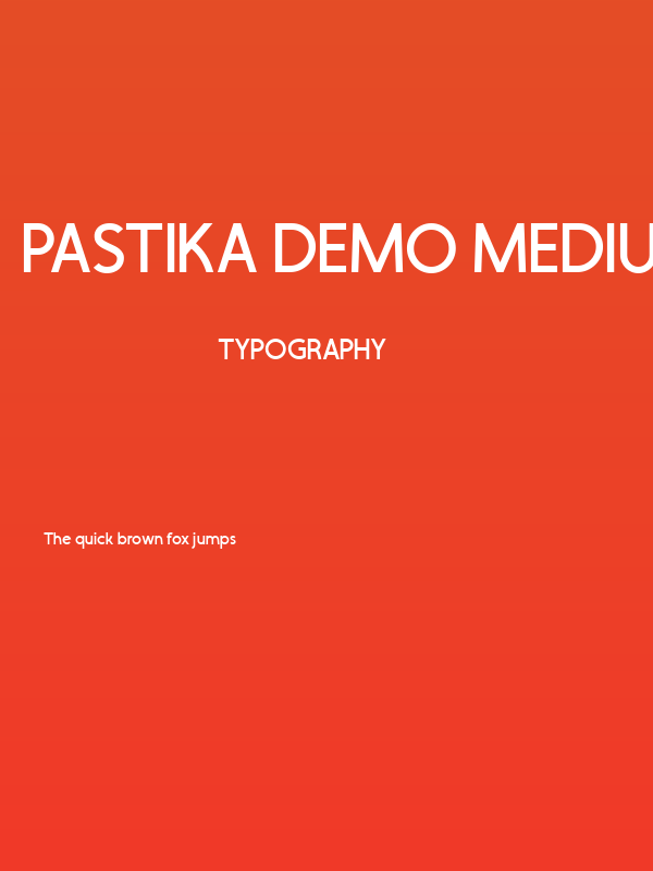 Pastika DEMO Medium Poster