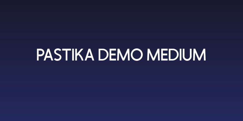 Pastika DEMO Medium Social Header