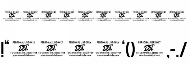 Pastilaris Font OTHER CHARS