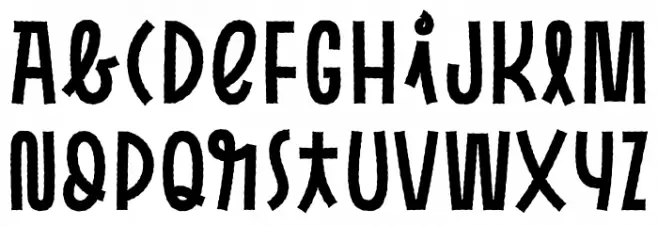 Pasto-PrintBold Schriftart Groß