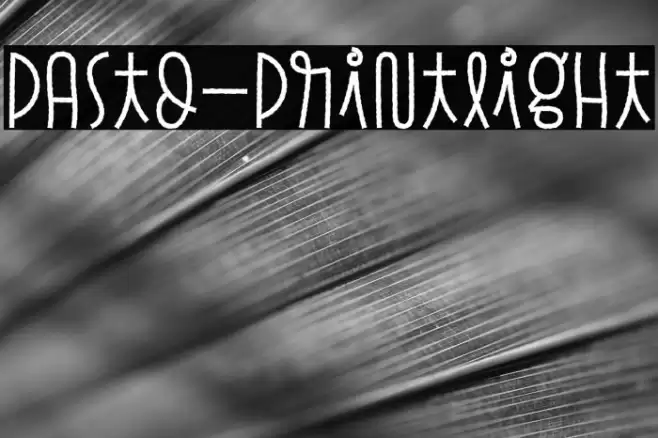 Pasto-PrintLight Font examples