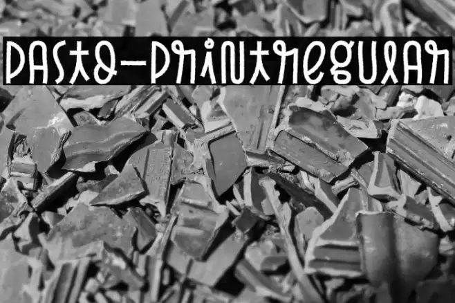Pasto-PrintRegular Font examples