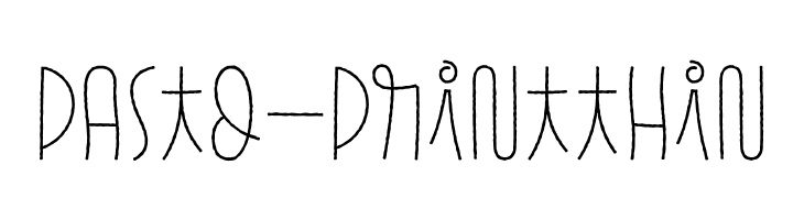 Pasto-PrintThin  Free Fonts Download