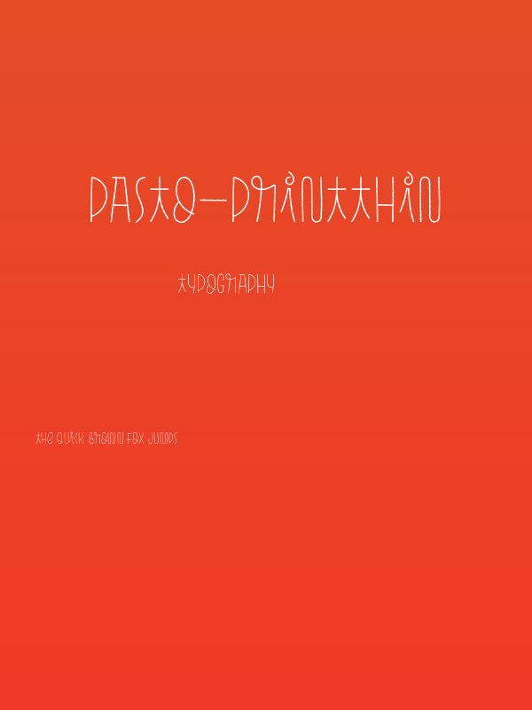 Pasto-PrintThin Poster