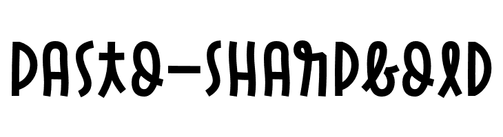 Pasto-SharpBold  नि: शुल्क फ़ॉन्ट्स डाउनलोड
