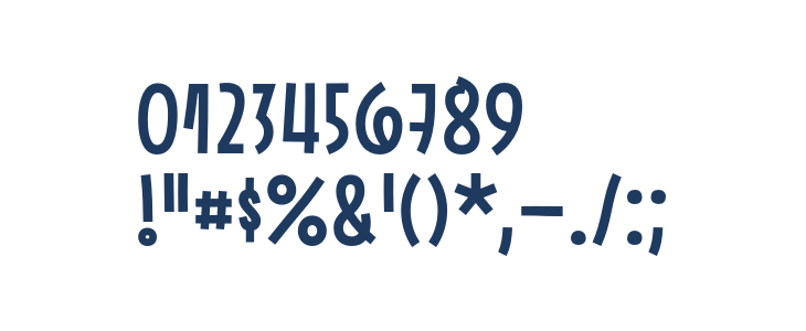 Pasto-SharpBold Other Characters