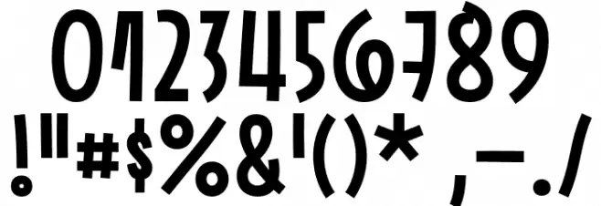 Pasto-SharpBold Font OTHER CHARS