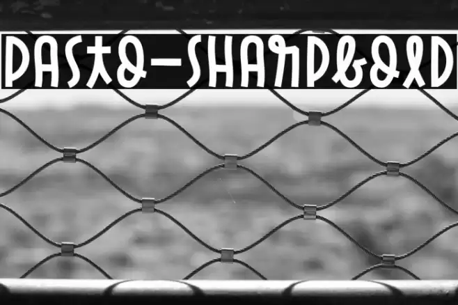 Pasto-SharpBold Font examples